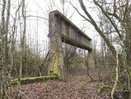 Ligne Maginot - LEYVILLER - (Stand de tir) - Le portique para-balles.