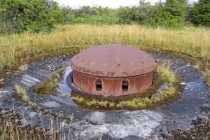 Ligne Maginot - MOLVANGE - A9 - (Ouvrage d'artillerie) - Bloc 4
Tourelle de 135mm