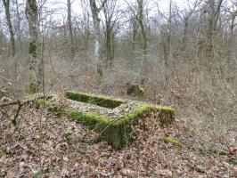 Ligne Maginot - SCHIRMENSTUDEN 9 - (Blockhaus pour arme infanterie) - La vue de l'arrière du blockhaus.