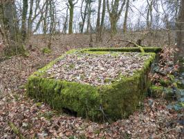 Ligne Maginot - SCHIRMENSTUDEN 9 - (Blockhaus pour arme infanterie) - La façade de tir vers le nord.