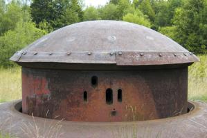 Ligne Maginot - MOLVANGE - A9 - (Ouvrage d'artillerie) - Bloc 6
Tourelle mitrailleuse en position de tir