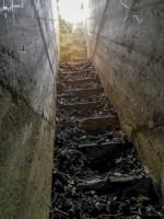 Ligne Maginot - LE SART - (PC de Quartier) - Entrée de gauche vue de l'intérieur