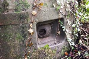 Ligne Maginot - VELOSNES - (Ouvrage d'artillerie) - Bloc 3
Cloche GFM
Détail d'une rotule d'embrasure type B