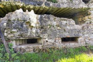 Ligne Maginot - VILLY 2 - MAISON BEAUJET - (Blockhaus pour arme infanterie) - Les créneaux vers la casemate de la Croix Morel