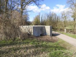 Ligne Maginot - CB164 - THEILBUSCH - (Blockhaus pour canon) - Les abords du blockhaus sont nettoyés
2023