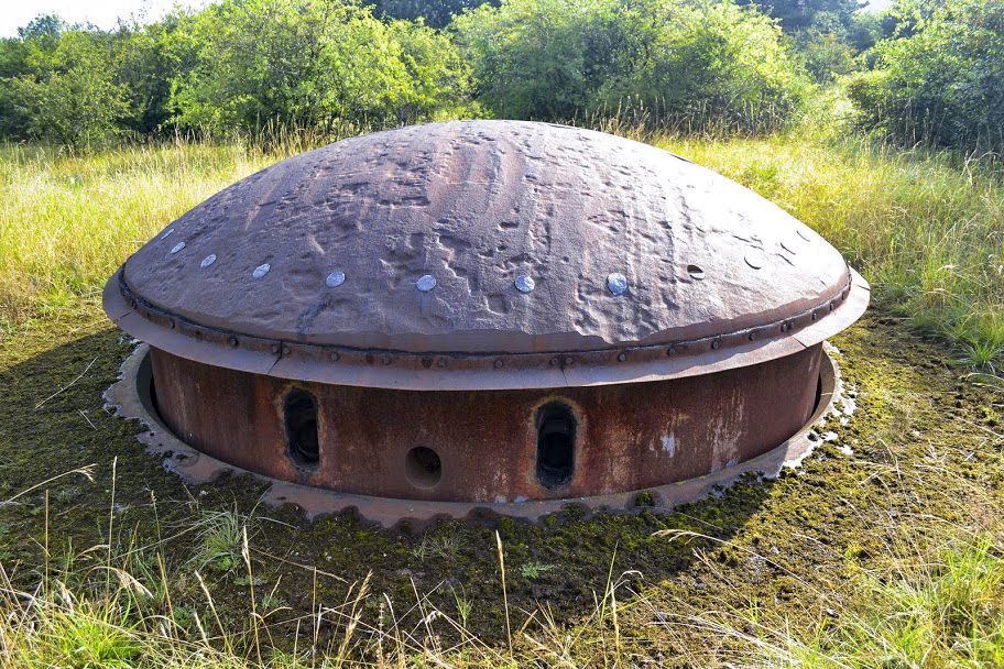 Ligne Maginot - MOLVANGE - A9 (Ouvrage d'artillerie) - Bloc 8
Tourelle pour deux canons de 75 modèle 33