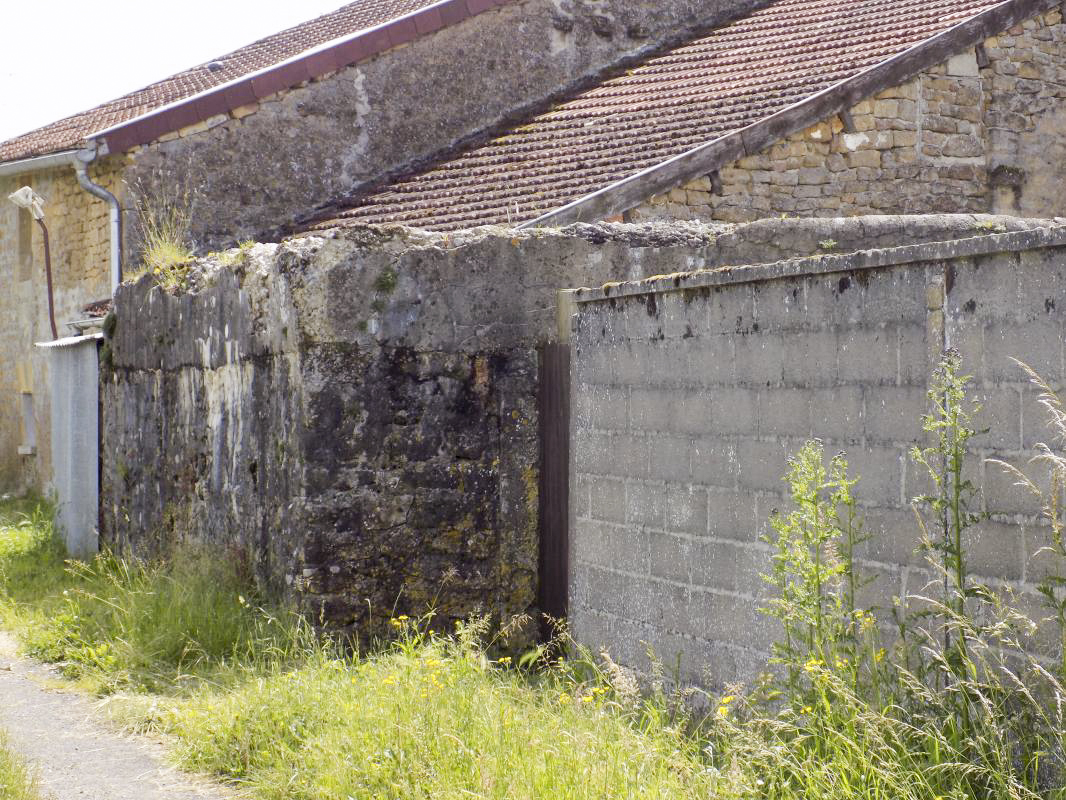 Ligne Maginot - B7 - LA FERTE EST - (Blockhaus pour arme infanterie) - Façades frontale et gauche