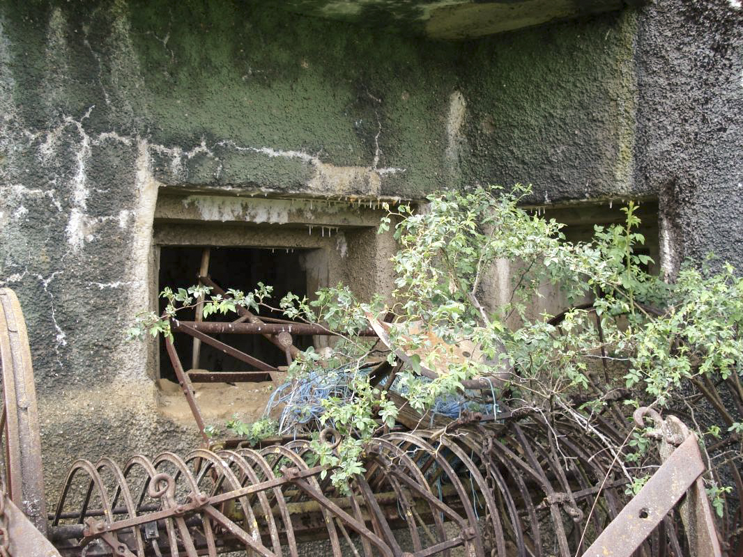 Ligne Maginot - MY8 - LAITERIE - (Casemate d'artillerie) - Les créneaux artillerie et FM