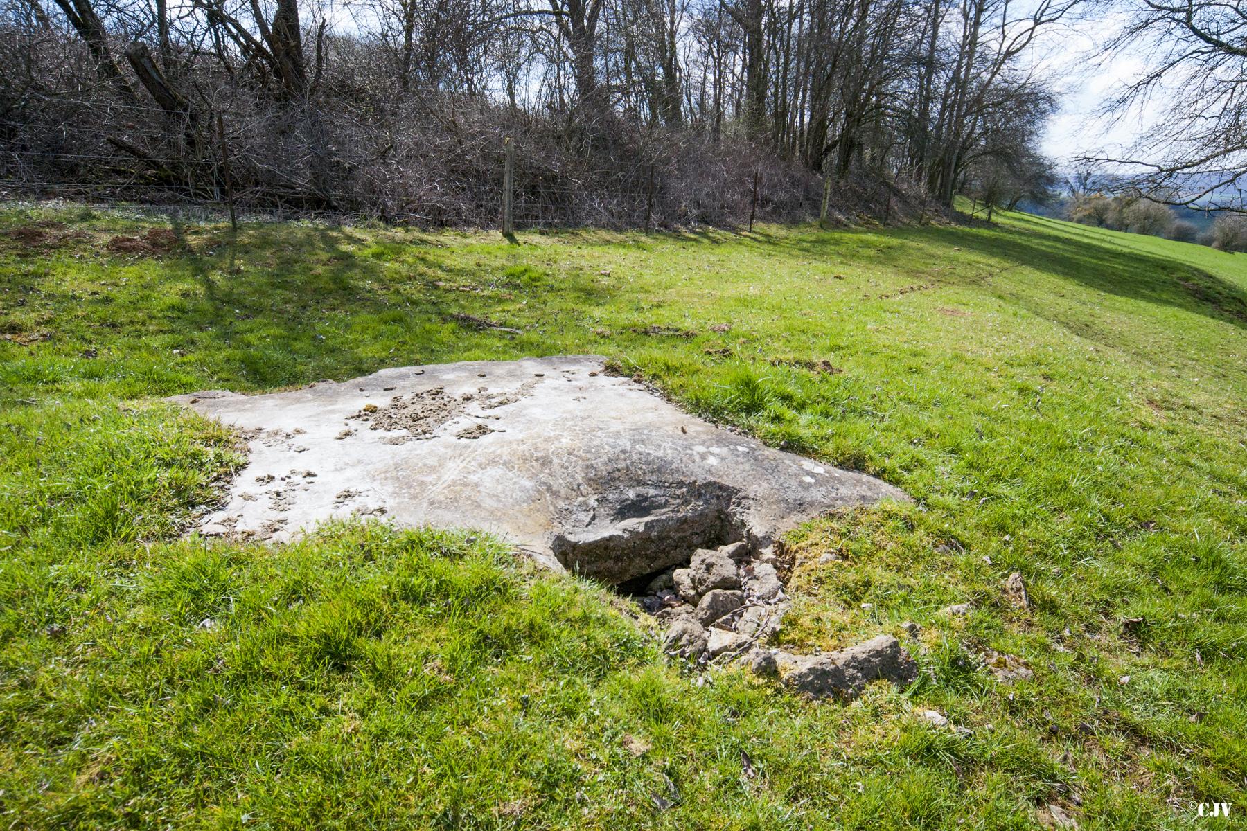 Ligne Maginot - SAINT WALFROY OUEST - (Observatoire d'infanterie) - La guerite est disparu