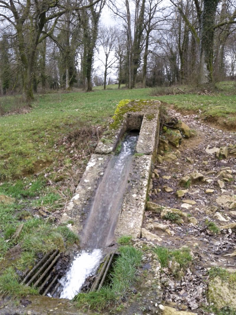 Ligne Maginot - THONNELLE - (Ouvrage d'infanterie) - Sortie de l'égout de l'ouvrage de Thonnelle,
au Nord-Ouest du bloc 4.