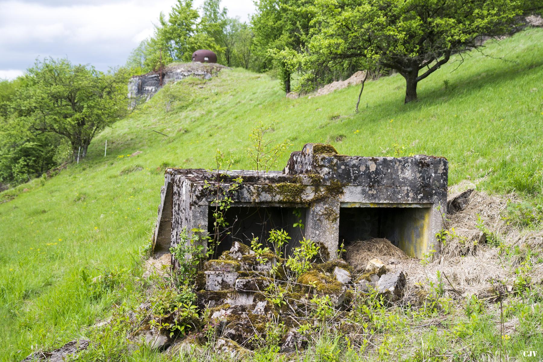 Ligne Maginot - VELOSNES - (Ouvrage d'artillerie) - Vestiges des latrines extérieurs à proximité de l'entrée mixte