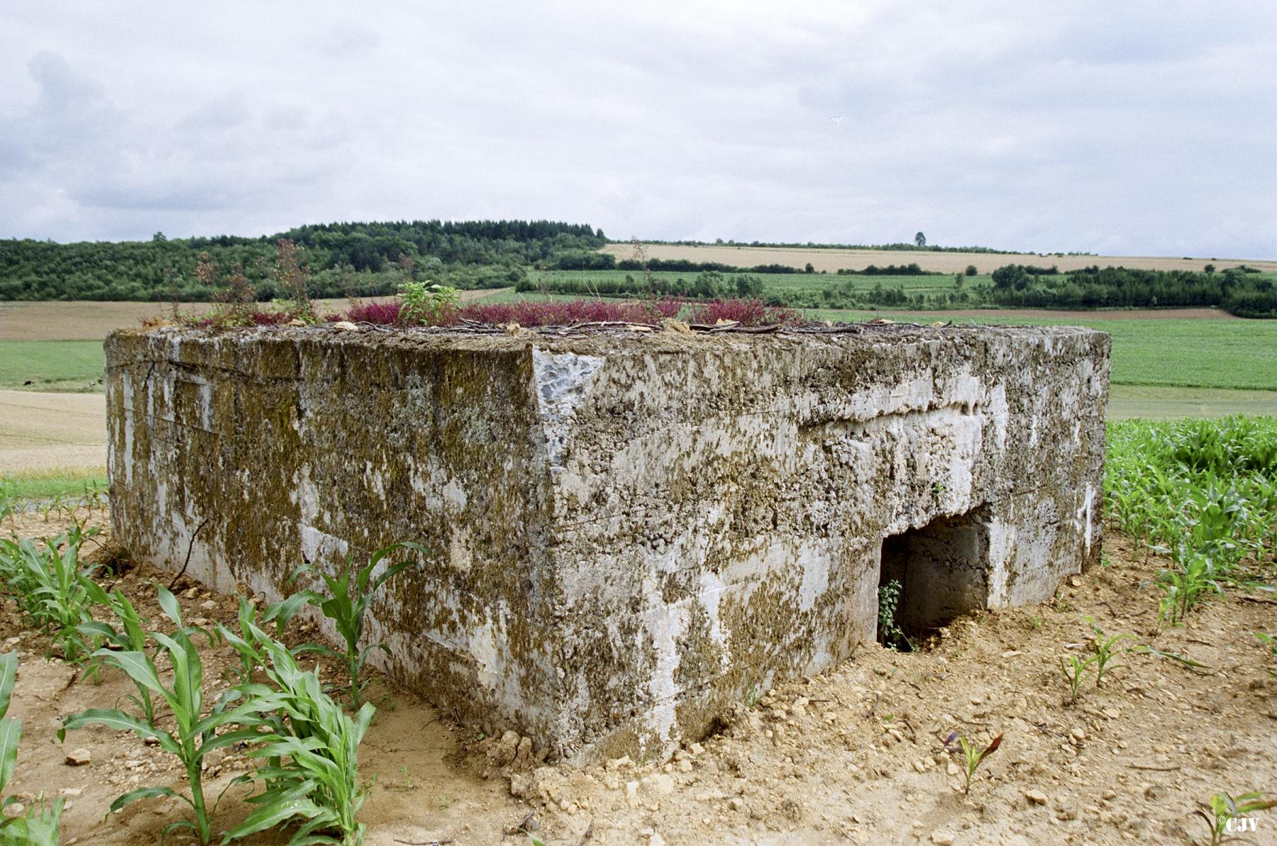 Ligne Maginot - A13 - (Blockhaus pour canon) - L'entrée