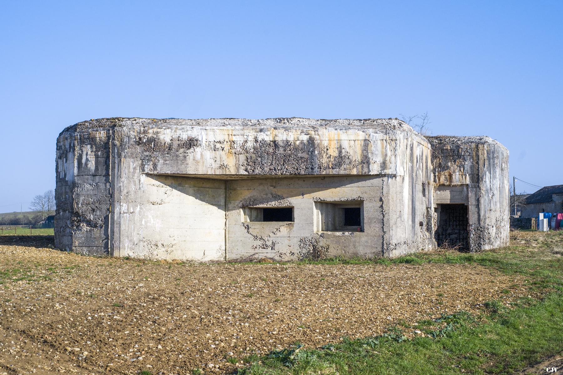 Ligne Maginot - G27 - (Blockhaus lourd type STG / STG-FCR - Simple) - Les créneaux
