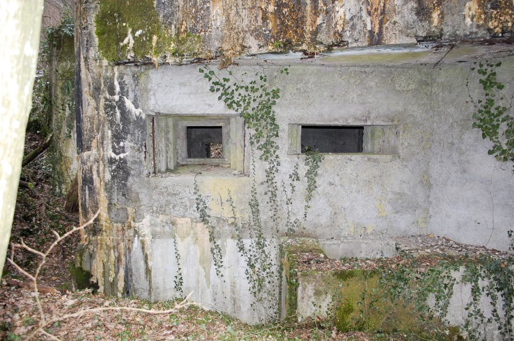 Ligne Maginot - G21 - (Blockhaus lourd type STG / STG-FCR - Simple) - Une autre vue des créneaux de tir, anti-char et mitrailleuse