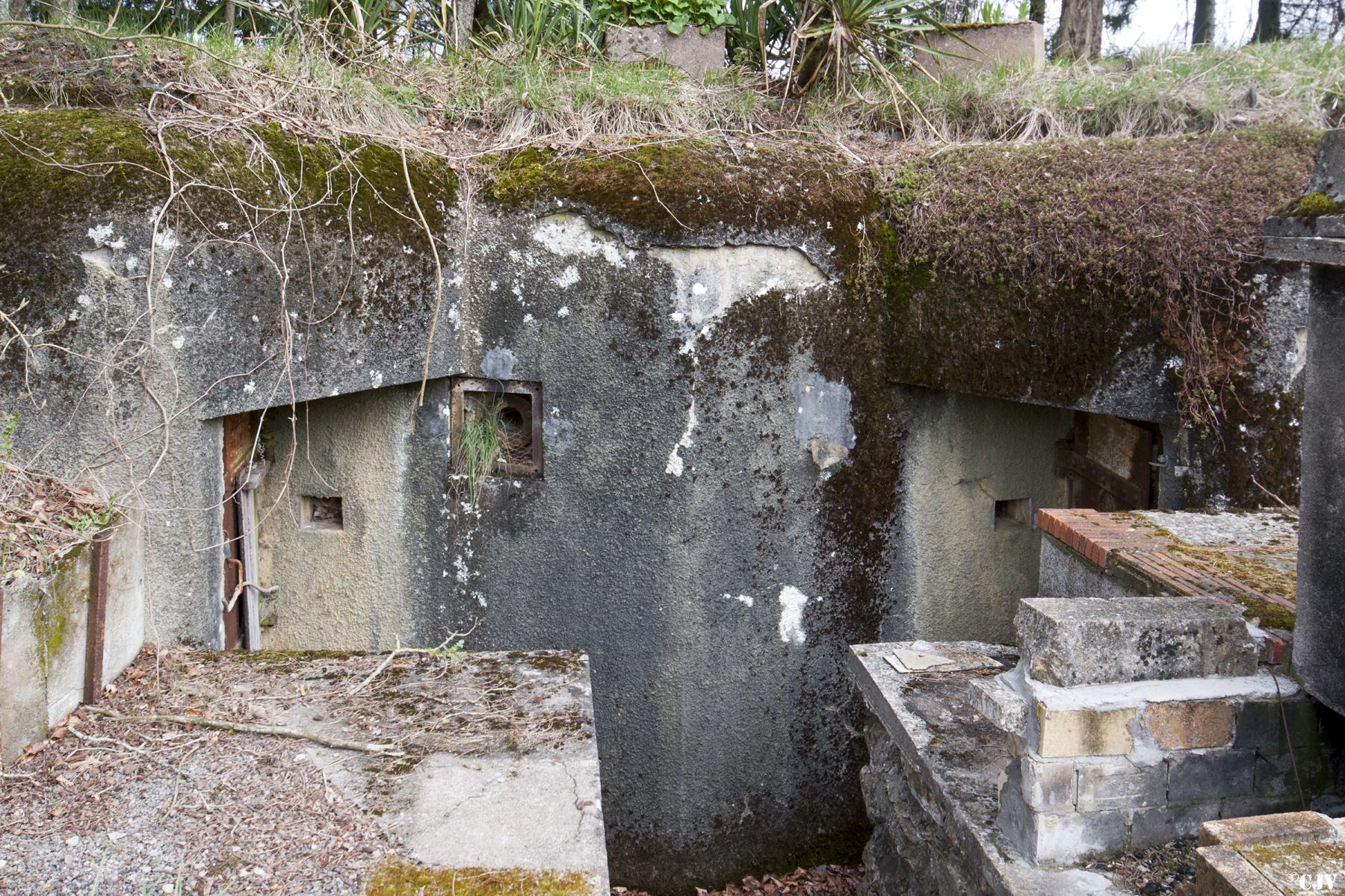 Ligne Maginot - LA BESSINE - (Central téléphonique d'observation) - Les deux entrées