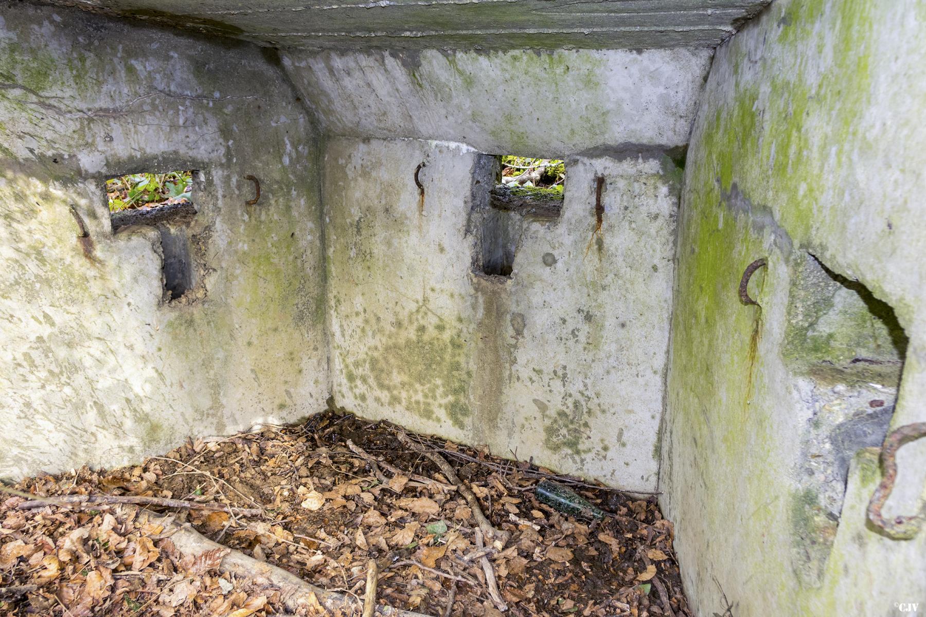 Ligne Maginot - MBA5 - (Blockhaus pour arme infanterie) - Les trois créneaux