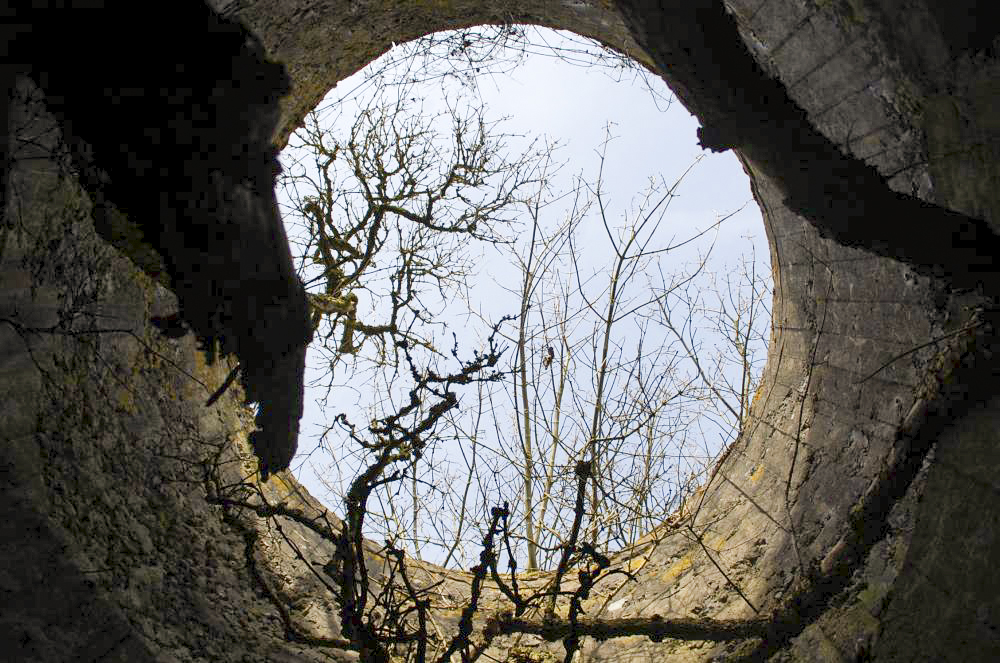 Ligne Maginot - MB50 - (Blockhaus lourd type STG / STG-FCR - Simple) - L'emplacement prévu pour une cloche GFM