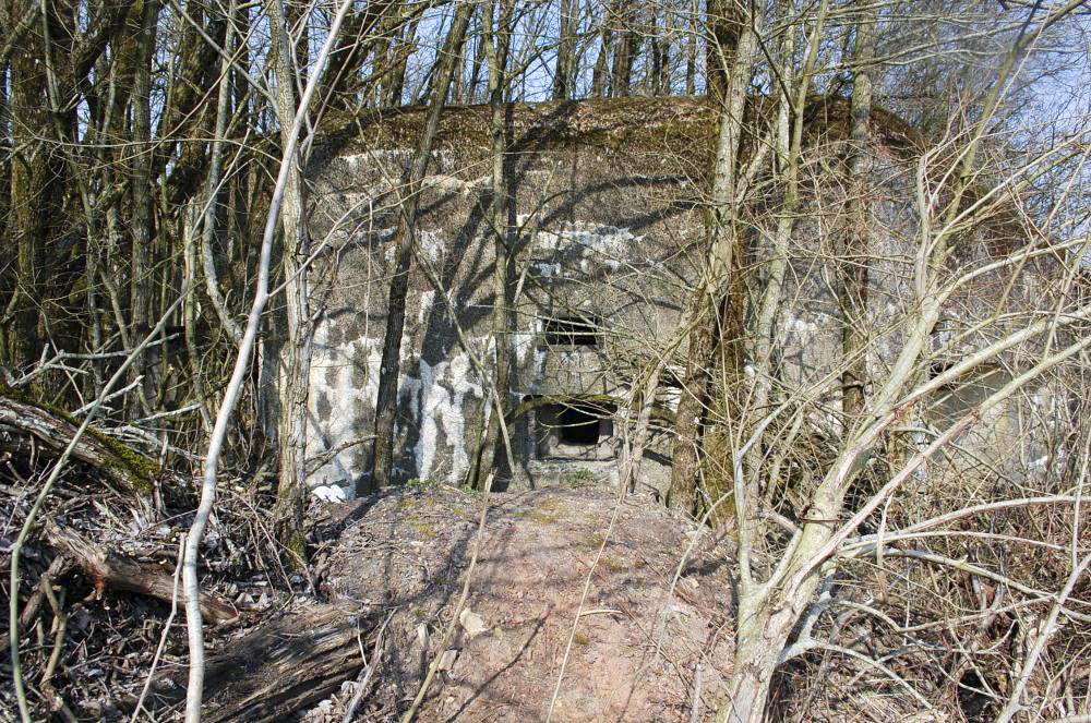 Ligne Maginot - MB221 - (Blockhaus pour canon) - Créneau