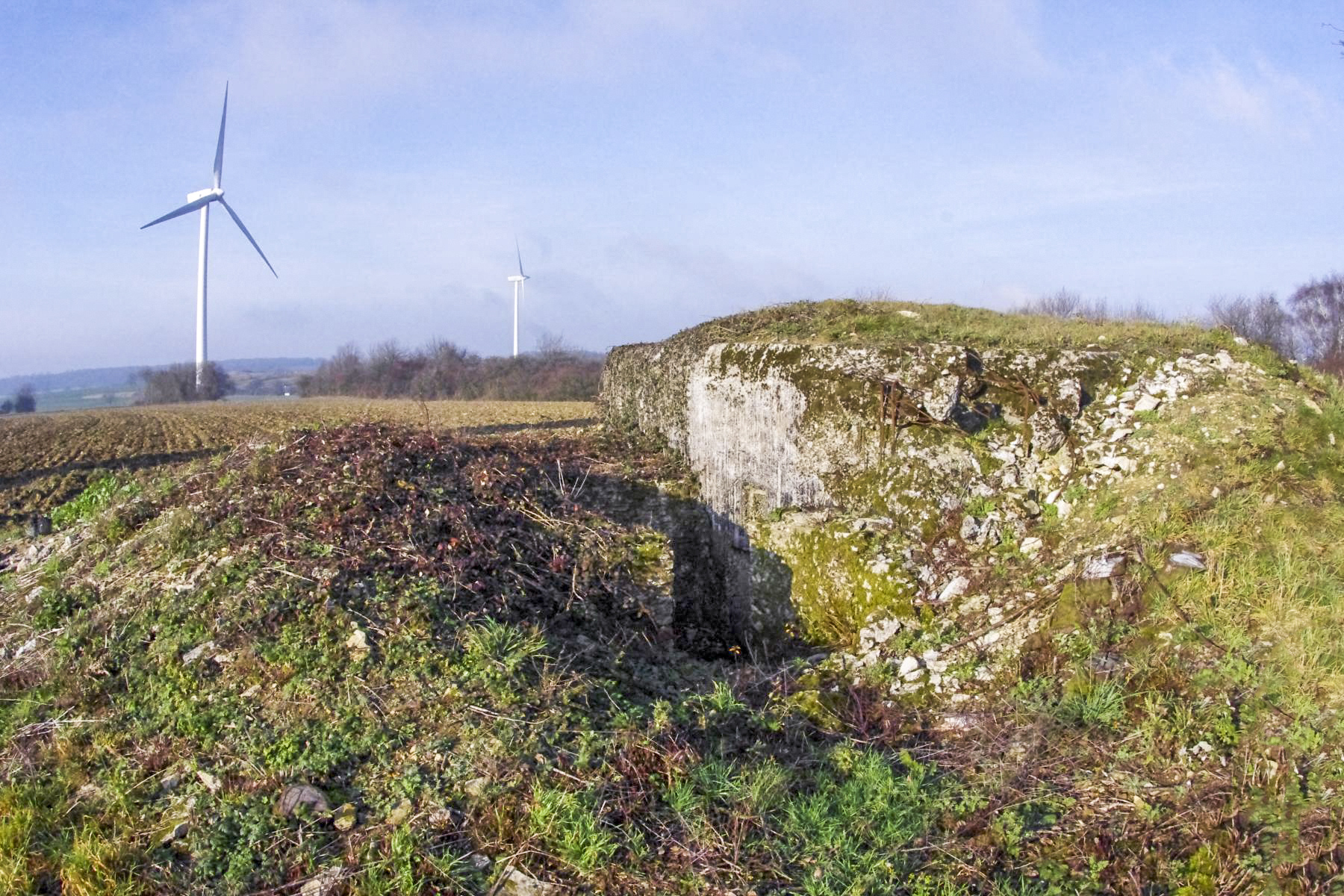 Ligne Maginot - EINSELING NORD - (Blockhaus pour arme infanterie) - L'entrée du blockhaus.