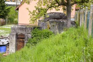 Ligne Maginot - B22 - ECLUSE 66 SUD - (Blockhaus pour arme infanterie) - Vue coté droit