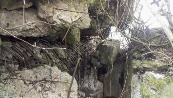 Ligne Maginot - 41/3 - BIESHEIM NORD - (Casemate d'infanterie - Double) - Emplacement de la cloche vu l'arrondi