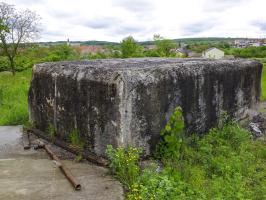 Ligne Maginot - AB3-B - (Blockhaus pour arme infanterie) - Face arrière