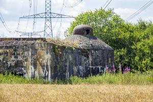 Ligne Maginot - MC07 - STG R - (Casemate d'infanterie - Double) - La cloche GFM type B; les rotules ont disparus