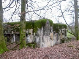 Ligne Maginot - STG 14 - MC15B - MC10 - (Casemate d'infanterie - double) - Les abords ne sont pas remblayés