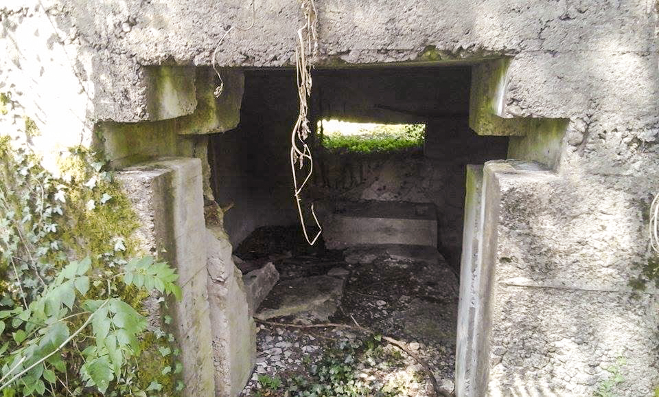 Ligne Maginot - STOCKEN 1 - (Blockhaus pour canon) - L'entrée du matériel