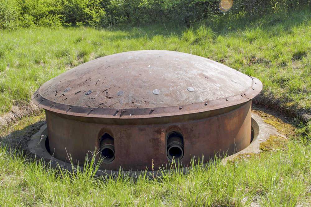 Ligne Maginot - ROCHONVILLERS - A8 - (Ouvrage d'artillerie) - Bloc 6
Tourelle de 135 en batterie