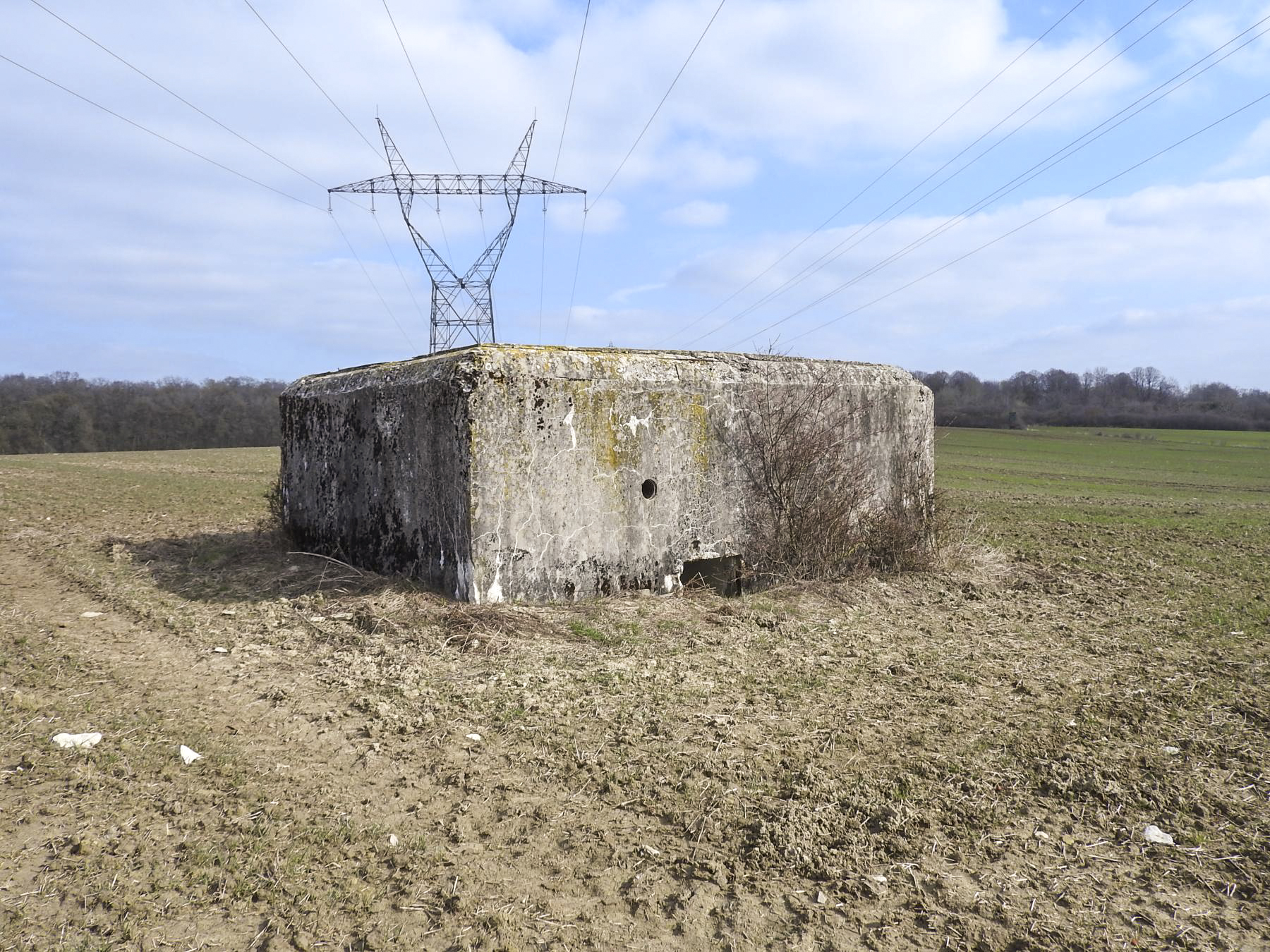 Ligne Maginot - WAELDSCHEN 2 - (Blockhaus pour arme infanterie) - L'entrée en partie comblée