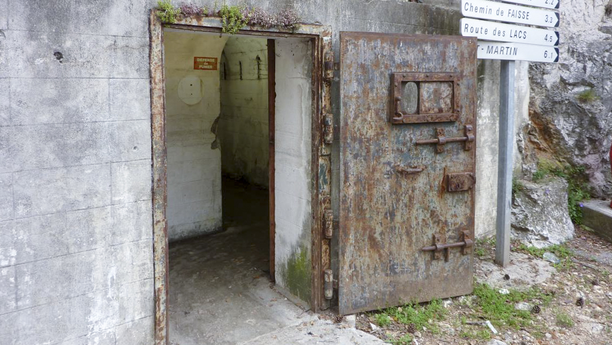 Ligne Maginot - PEILLE (Central téléphonique isolé) - Entrée de gauche