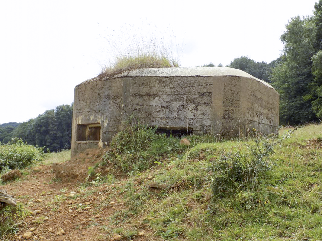 Ligne Maginot - 7C - AUTRECOURT NORD - (Blockhaus pour arme infanterie) - Faces frontale et frontale gauche