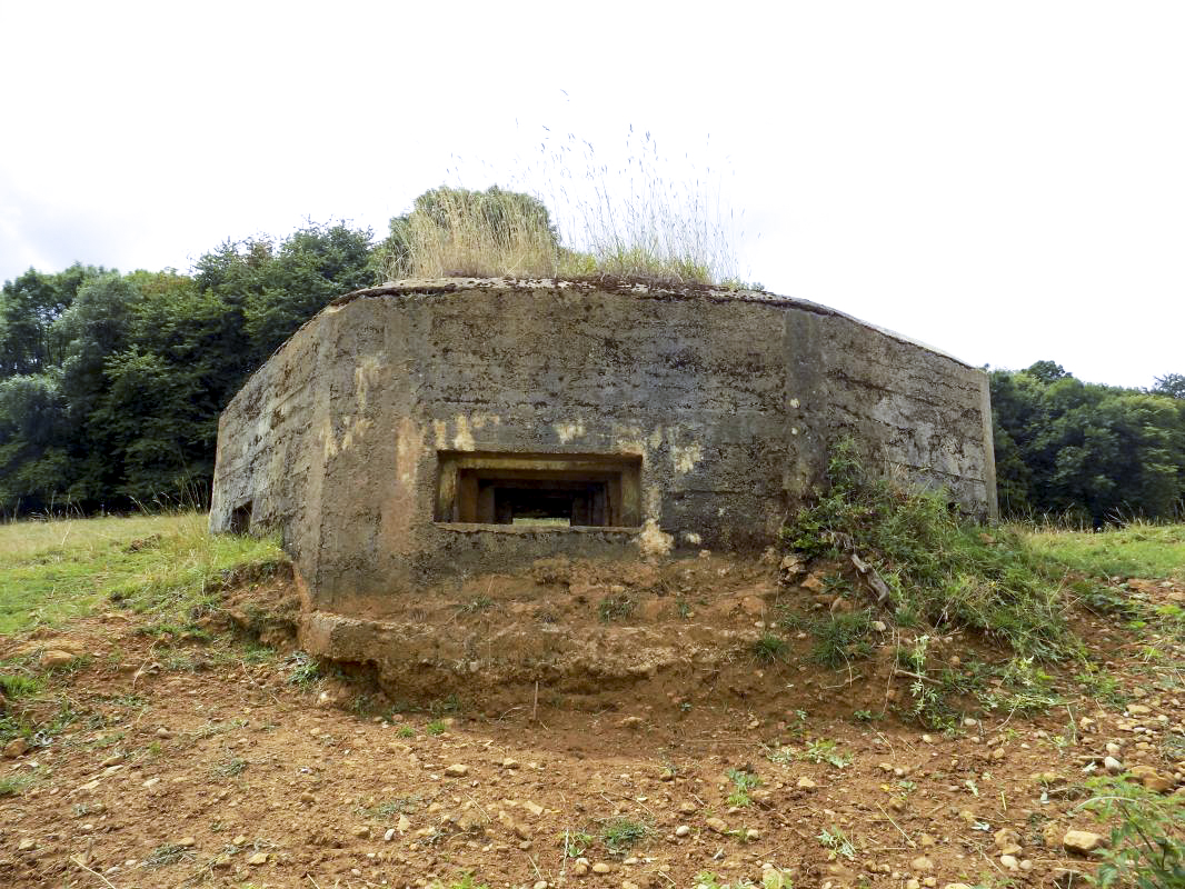 Ligne Maginot - 7C - AUTRECOURT NORD - (Blockhaus pour arme infanterie) - Face frontale