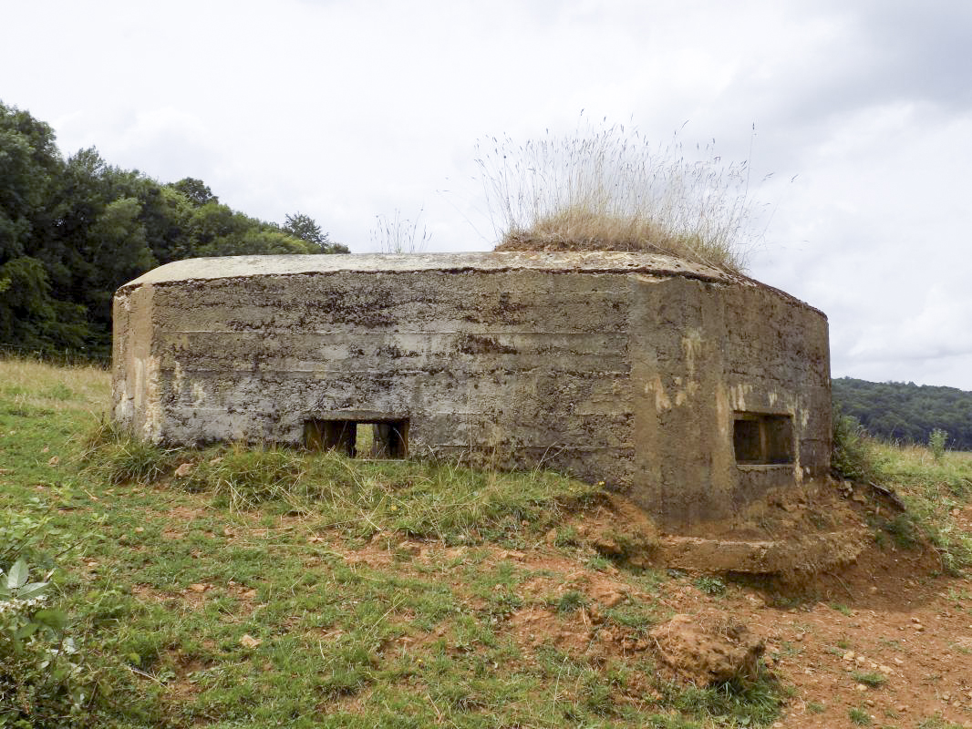 Ligne Maginot - 7C - AUTRECOURT NORD - (Blockhaus pour arme infanterie) - Faces droite et frontale