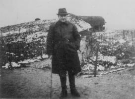 Ligne Maginot - ROHRBACH - FORT CASSO - (Ouvrage d'infanterie) - Visite de Raymond Daladier - Janvier 1940
Le président Daladier devant le bloc 1