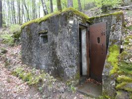 Ligne Maginot - FM78 - BETZENTHAL 5 - (Blockhaus pour arme infanterie) - Créneau latéral et entrée