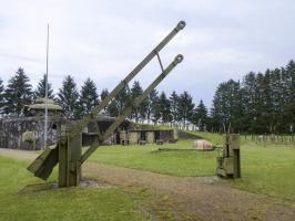 Ligne Maginot - ESCH - (Barrage de Route) - La barrière reconstituée