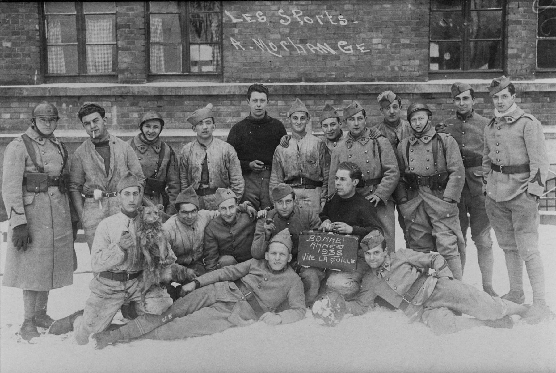 Ligne Maginot - 69° Régiment de Mitrailleurs d'Infanterie de Forteresse (69° RMIF) - Morhange quartier Bérot - 2 janvier 1938
