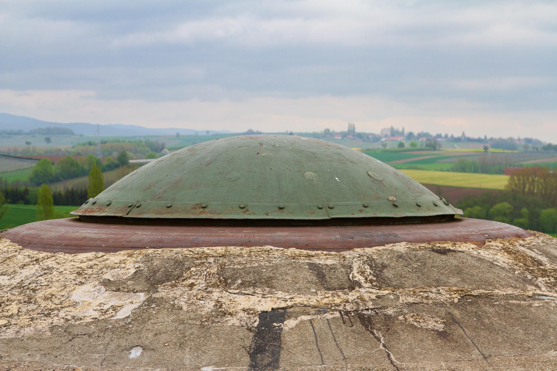 Ligne Maginot - SCHOENENBOURG - (Ouvrage d'artillerie) - Bloc 2
Tourelle mitrailleuse