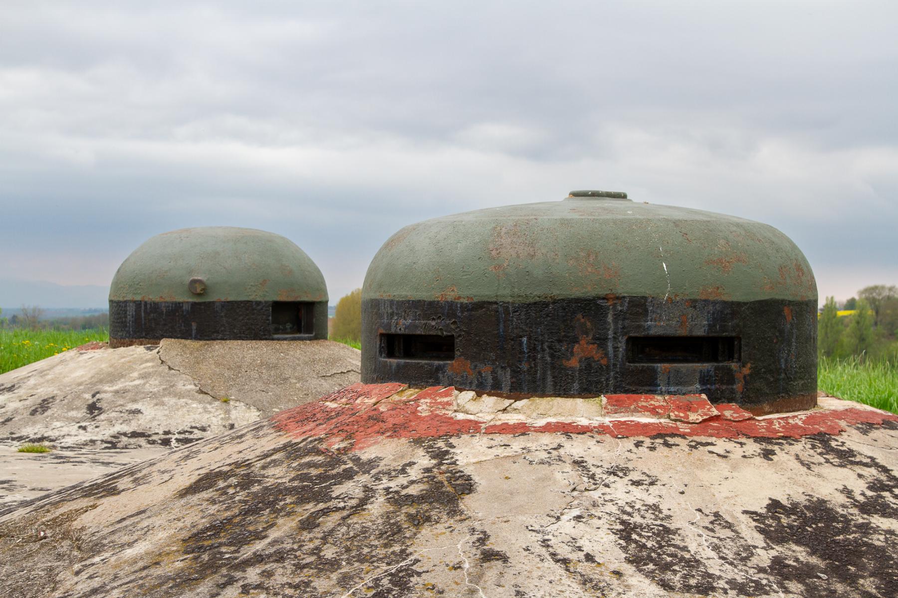 Ligne Maginot - SCHOENENBOURG - (Ouvrage d'artillerie) - Bloc 4
Cloche Obs et GFM
