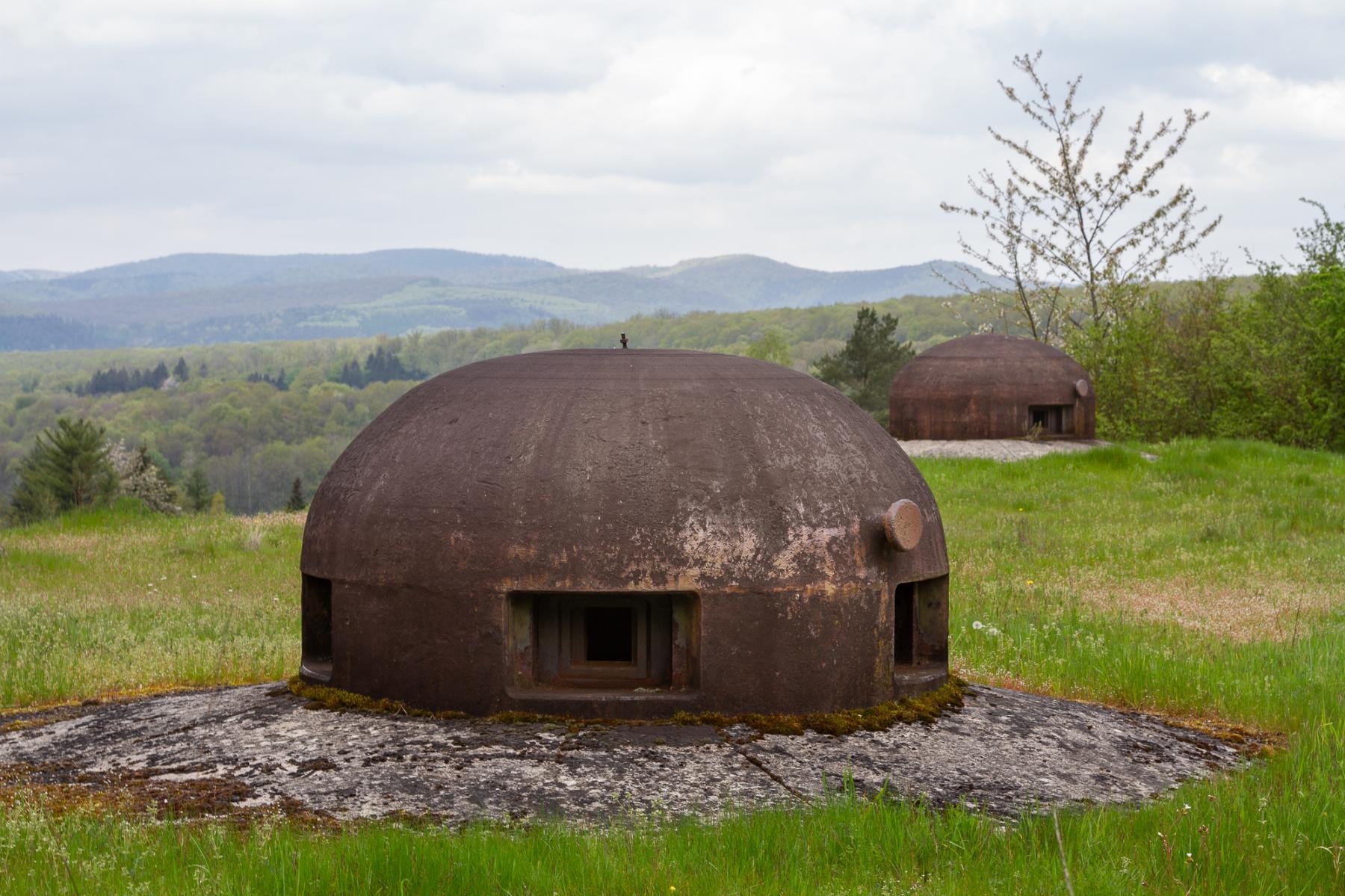 Ligne Maginot - HOCHWALD - (Ouvrage d'artillerie) - Bloc 13
Les deux cloches GFM