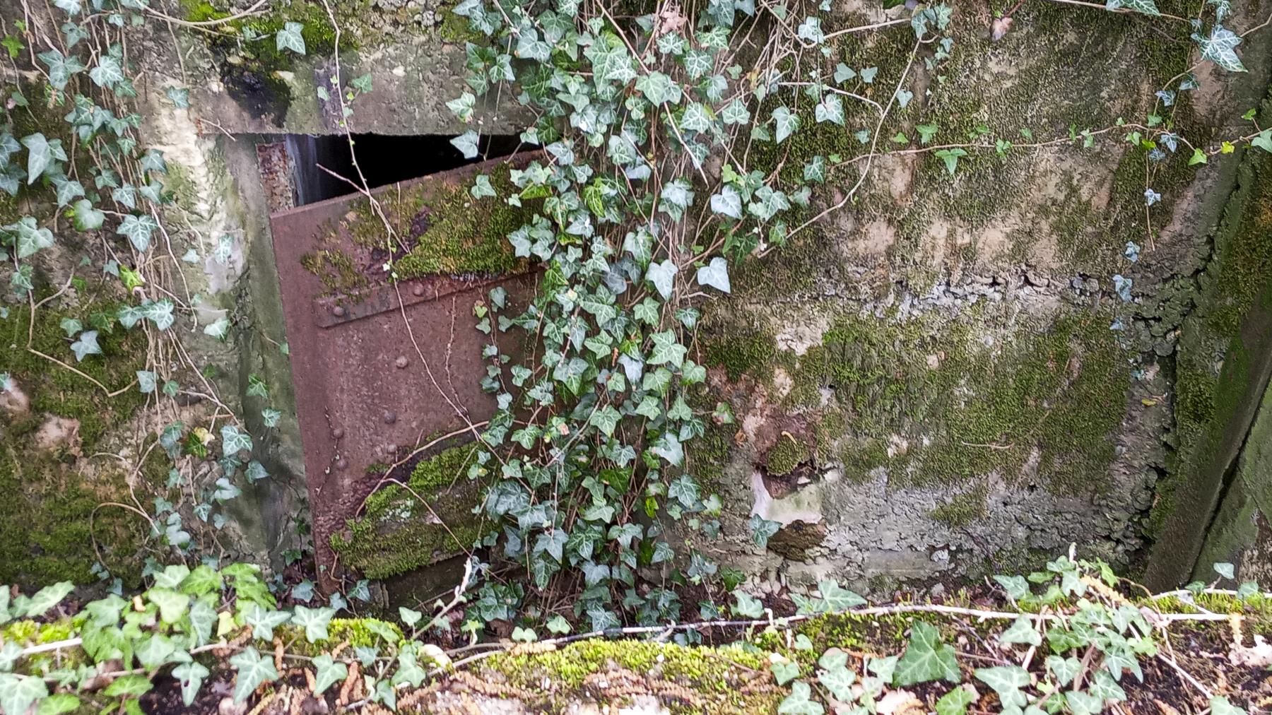 Ligne Maginot - CB118-C - OBERHEIDE 02 - (Blockhaus pour canon) - L'entrée du personnel