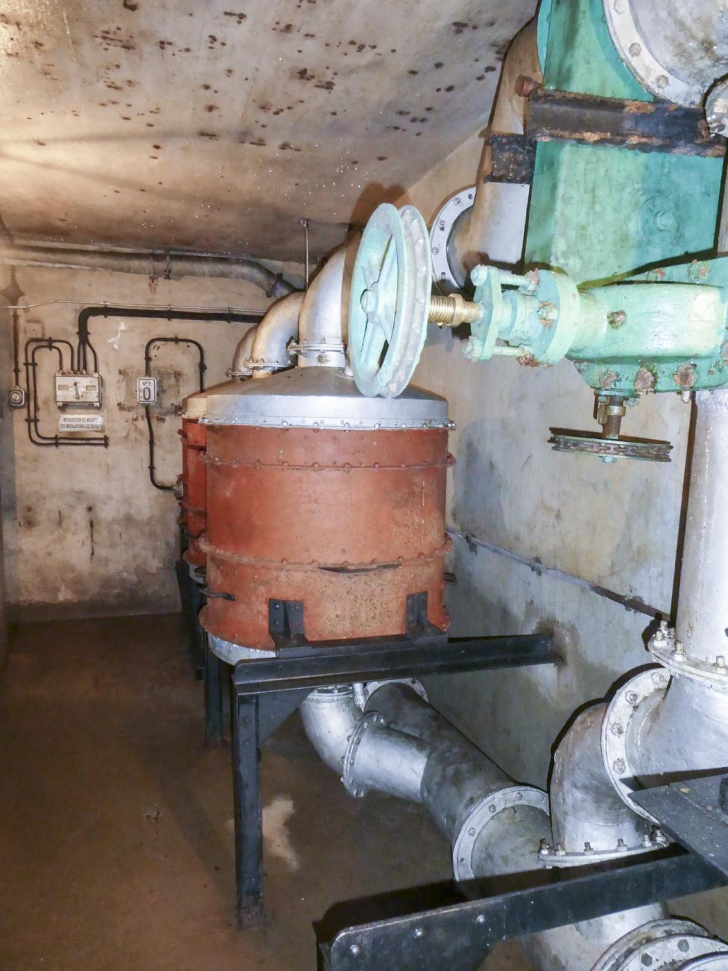 Ligne Maginot - SCHOENENBOURG - (Ouvrage d'artillerie) - Bloc 4
Salle de filtration