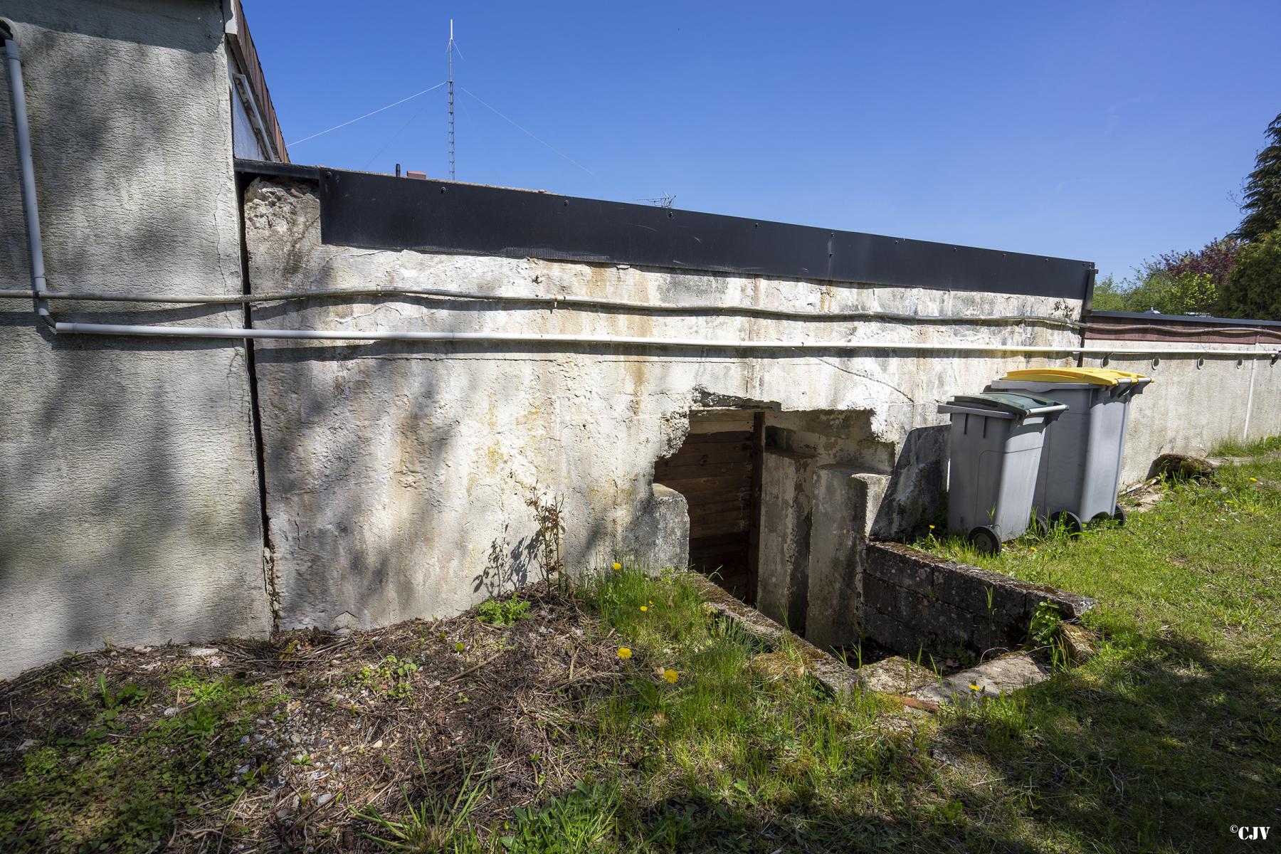 Ligne Maginot - CAMP DE ZIMMING 4 - (Blockhaus pour canon) - L'entrée