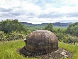 Ligne Maginot - LEMBACH - (Ouvrage d'infanterie) - Bloc 1
Vue depuis la cloche GFM sud-est