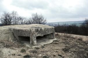 Ligne Maginot - COTE 400 - (Observatoire d'artillerie) - La guérite OD 97 sous sa gangue de béton