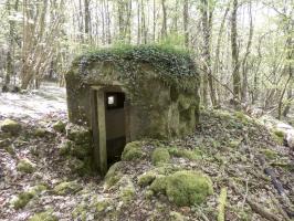 Ligne Maginot - FM9 - HIRTENMATT 1 - (Blockhaus pour arme infanterie) - Entrée et créneau latéral droit