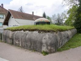 Ligne Maginot - ANCIENNE REDOUTE - (Abri) - Vue frontale