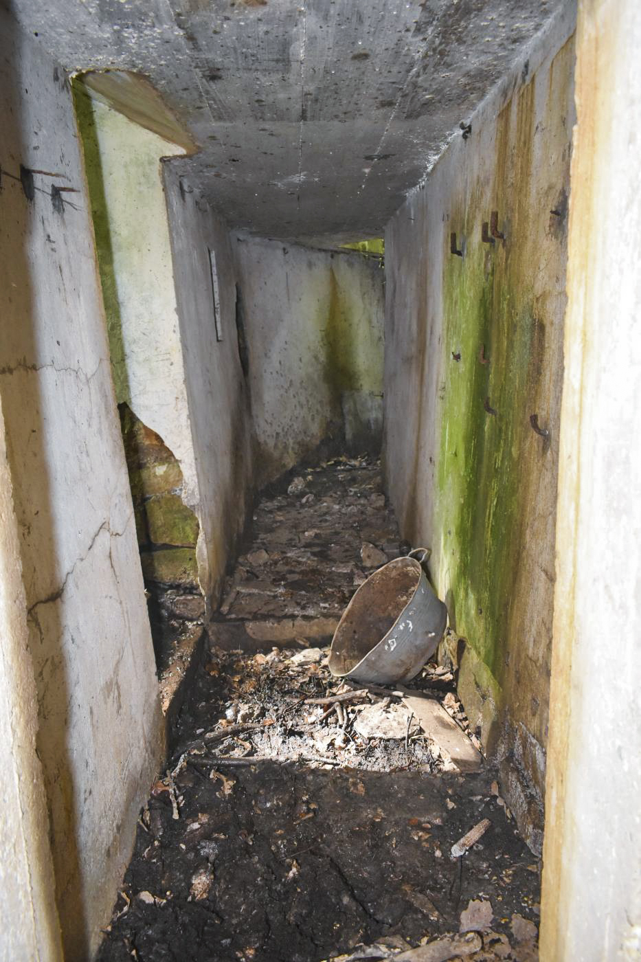 Ligne Maginot - MEMMELSHOFFEN (22° RIF) - (PC de Sous-Secteur) - Couloir près de l'entrée centrale